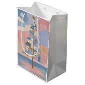 Sac Cadeau Moyen Abstract Christmas Geometry (Dos Angle)