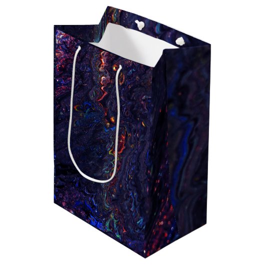 Sac Cadeau Moyen Abstract Wraps 4 (Devant Angle)