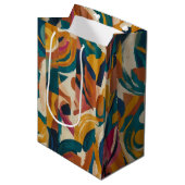 Sac Cadeau Moyen Abstrait (Devant Angle)