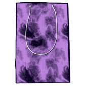 Sac Cadeau Moyen Abstrait violet (Devant)