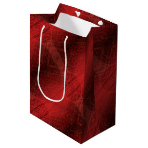 Sac Cadeau Moyen Acceptation   Médaillons de méditation rouge