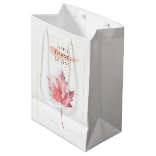 Sac Cadeau Moyen Action de grâce élégant et tendance