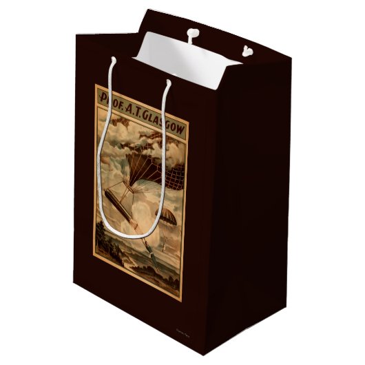 Sac Cadeau Moyen Affiche chaude de théâtre de cirque de ballon à (Dos Angle)