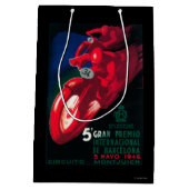 Sac Cadeau Moyen Affiche de moto de Premio Internat'l de mamie 5 (Dos)