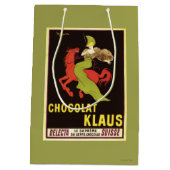 Sac Cadeau Moyen Affiche de publicité de Chocolat Klaus (Dos)