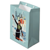 Sac Cadeau Moyen Affiche de publicité de Gretchen Fraser (Dos Angle)