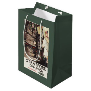 Sac Cadeau Moyen Affiche de rail de Chambre d'auberge et de Harvard