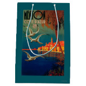 Sac Cadeau Moyen Affiche de voyage de la Côte d'Azur # 1 (Dos)