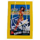 Sac Cadeau Moyen Affiche de voyage de marina de Massa (Dos)