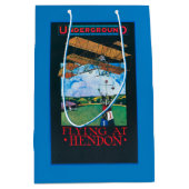 Sac Cadeau Moyen Affiche finie Grahame-Blanche et plate d'aérodrome (Devant)