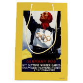 Sac Cadeau Moyen Affiche olympique de publicité de 1936 jeux (Dos)