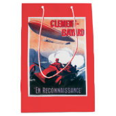 Sac Cadeau Moyen Affiche promotionnelle de dirigeable d'Adjudant (Devant)