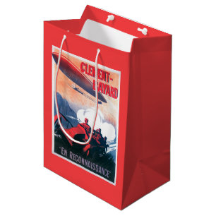 Sac Cadeau Moyen Affiche promotionnelle de dirigeable d'Adjudant
