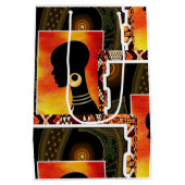 Sac Cadeau Moyen Afrocentrique contemporain (Dos)