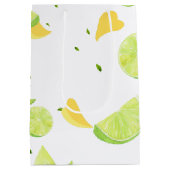 Sac Cadeau Moyen Agrumes TROPICALES FRUITS D'ÉTÉ Citron orange tran (Dos)