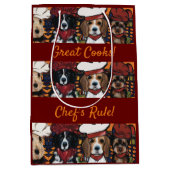 Sac Cadeau Moyen Airedale Terrier (Devant)