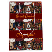 Sac Cadeau Moyen Airedale Terrier (Dos)