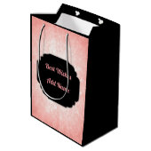 Sac Cadeau Moyen Ajouter le nom 70e anniversaire (Dos Angle)