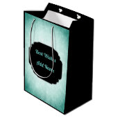 Sac Cadeau Moyen Ajouter le nom Joyeux 60e anniversaire (Dos Angle)