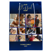 Sac Cadeau Moyen Ajouter Photos Blessé Année Fête Photo (Dos)