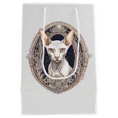 Sac Cadeau Moyen Ajouter votre propre texte (Dos)