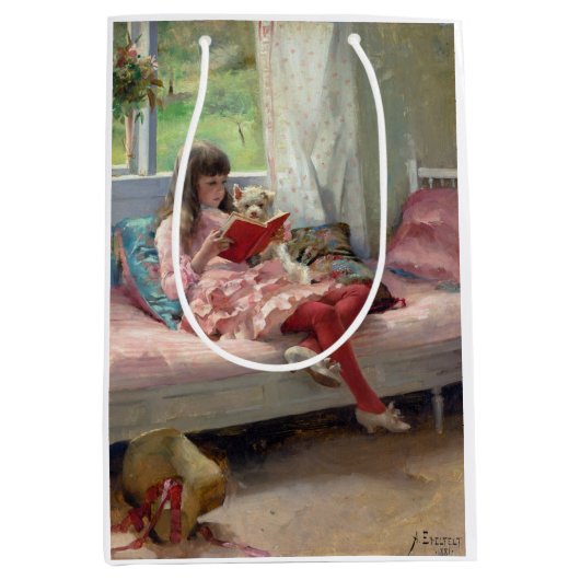 Sac Cadeau Moyen Albert Edelfeel - Les bons amis (Devant)