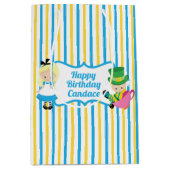 Sac Cadeau Moyen Alice au pays des merveilles Mignonne Enfant Perso (Devant)