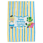 Sac Cadeau Moyen Alice au pays des merveilles Mignonne Enfant Perso (Dos)