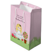 Sac Cadeau Moyen Alice et son Tea Party (Dos Angle)