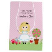 Sac Cadeau Moyen Alice et son Tea Party (Dos)