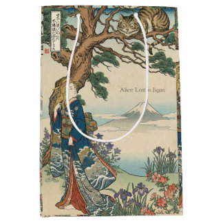 Sac Cadeau Moyen Alice Lost in Japan | Ukiyo-e Mad Tea Party