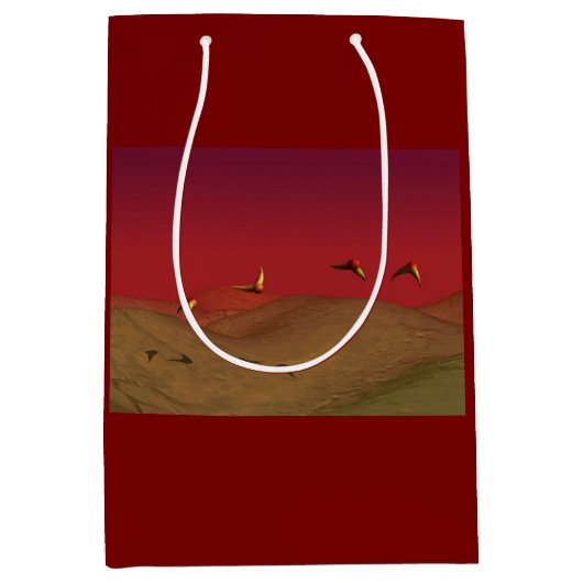 Sac Cadeau Moyen Alien Flight (Devant)