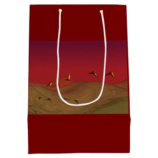 Sac Cadeau Moyen Alien Flight (Dos)