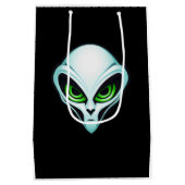 Sac Cadeau Moyen Alien UFO Abduction espace fête d'anniversaire (Dos)