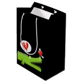 Sac Cadeau Moyen Alligator en amour (Dos Angle)