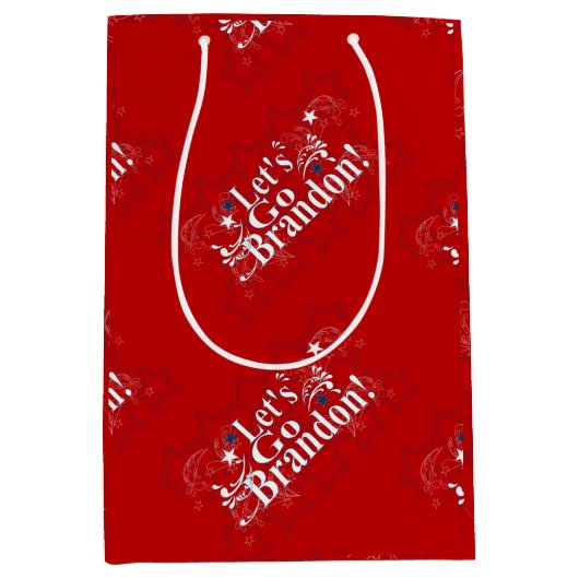 Sac Cadeau Moyen Allons-y Brandon Bandana Cadeau (Devant)