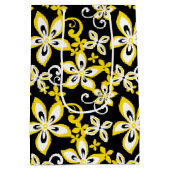 SAC CADEAU MOYEN ALOHA HAWAII (NOIR/JAUNE) (Dos)