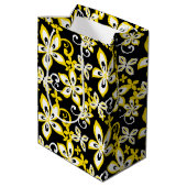 SAC CADEAU MOYEN ALOHA HAWAII (NOIR/JAUNE) (Dos Angle)