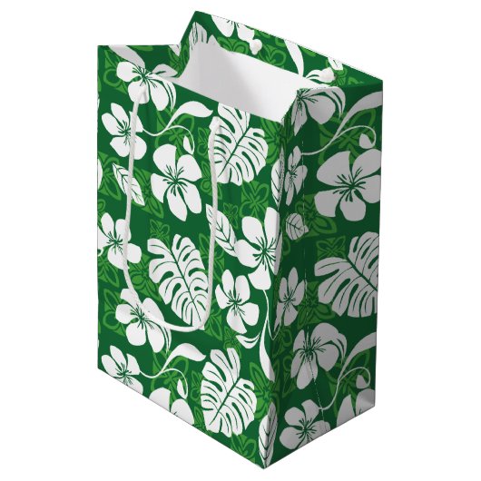 SAC CADEAU MOYEN ALOHA VENDREDI (VERT) (Devant Angle)