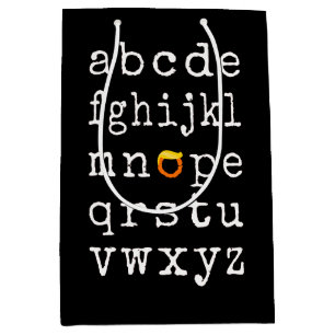 Sac Cadeau Moyen Alphabet anti-Trump - Nope V