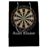 Sac Cadeau Moyen Amant en tableau noir 🎯 😍 fléchettes (Devant)