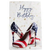 Sac Cadeau Moyen American Flag High Heel Shoes (Devant)