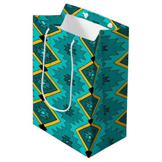 Sac Cadeau Moyen Amérindien (Devant Angle)