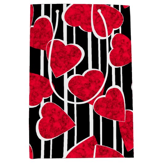 Sac Cadeau Moyen Amour, mariage, Saint Valentin (Devant)