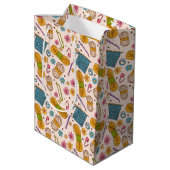 Sac Cadeau Moyen Amour tricot (Dos Angle)