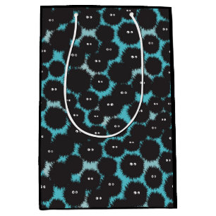 Sac Cadeau Moyen Amusant monstres noirs moelleux