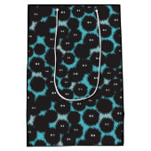 Sac Cadeau Moyen Amusant monstres noirs moelleux (Dos)