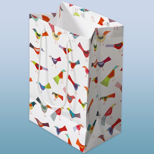 Sac Cadeau Moyen Amusant Rainbow Bird