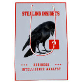 Sac Cadeau Moyen Analyste en intelligence d'affaires Crow (Dos)