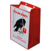 Sac Cadeau Moyen Analyste en intelligence d'affaires Crow (Dos Angle)